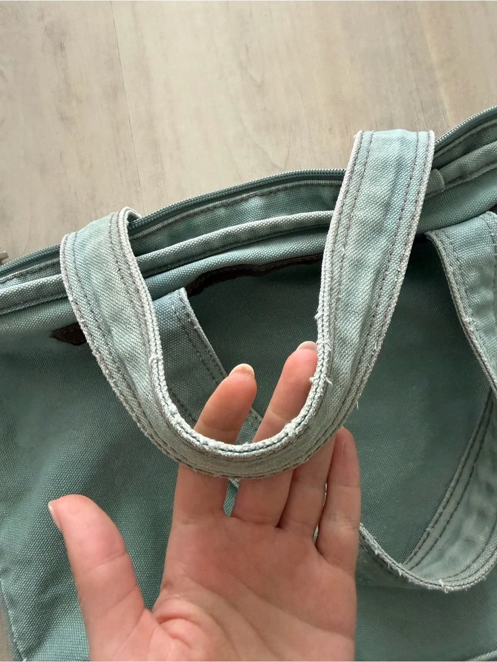 Marc Jacobs Green Canvas Tote Vintage